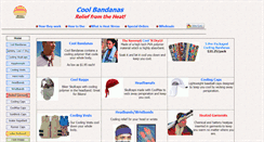 Desktop Screenshot of coolbandanas.com